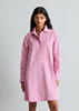 Picture of Flared striped dress made from an organic cotton-lyocell mix