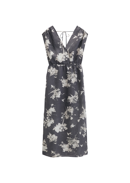 Picture of Summer dress regular made from soft ramie fiber