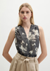 Picture of Relaxed sleeveless blouse made from soft ramie fiber