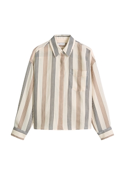 Picture of Regular blouse made from soft ramie fiber