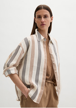 Picture of Regular blouse made from soft ramie fiber