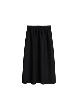 Picture of Long linen skirt A-shape with elastic waistband