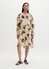 Picture of Print dress loose made from crinkle viscose