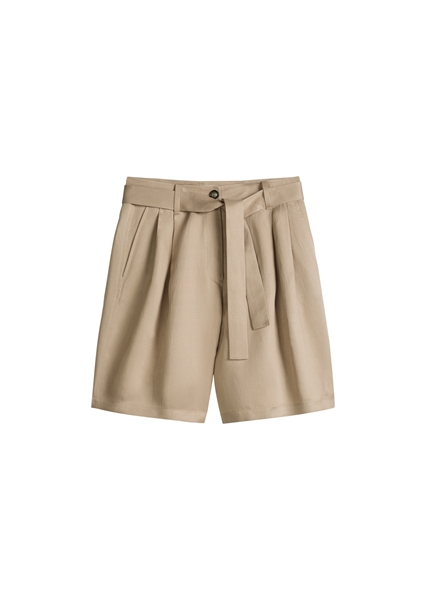 Picture of Pleated shorts tailored made from TENCEL™ Lyocell