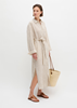Picture of Linen blouse dress relaxed with yarn-dyed stripe pattern