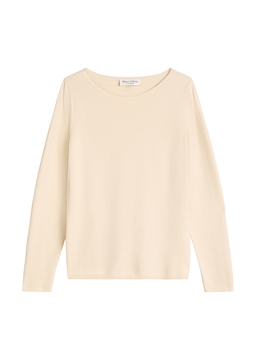 Picture of Regular fine knit sweater made from a soft virgin wool blend