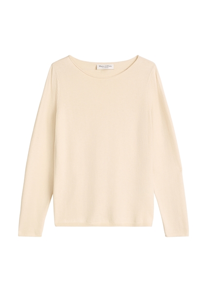 Picture of Regular fine knit sweater made from a soft virgin wool blend