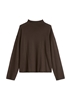 Picture of Oversized fine knit sweater made from a soft virgin wool blend