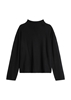 Picture of Oversized fine knit sweater made from a soft virgin wool blend