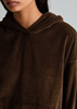Picture of Relaxed Cord Hoodie made from an organic cotton blend