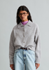 Picture of Regular-Fit Blouson-Style Cardigan made of soft virgin wool