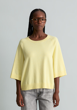 Picture of Oversized knit sweater Made of soft cotton stretch