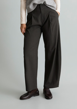 Picture of Casual Checkered Pants made from a soft blend of materials