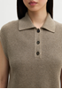 Picture of Relaxed knit polo shirt made from organic cotton quality