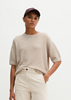 Picture of Short sleeve sweater loose made from bouclé yarn