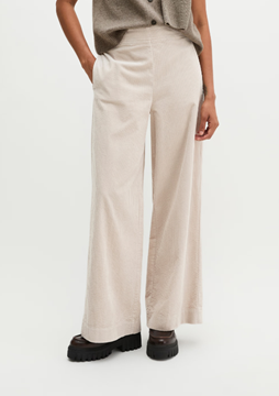 Picture of Pull-on pants wide made from cotton wide corduroy