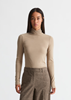 Picture of Slim-Fit Long-Sleeve Turtleneck Made from TENCEL™ Modal Stretch