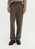 Picture of Relaxed-Fit Pull-On Glen Check Pants made from a recycled polyester-viscose blend
