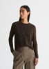 Picture of Cozy cropped slipover made of pure merino wool