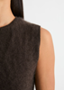 Picture of Cozy cropped slipover made of pure merino wool