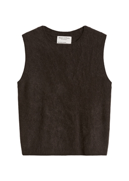 Picture of Cozy cropped slipover made of pure merino wool