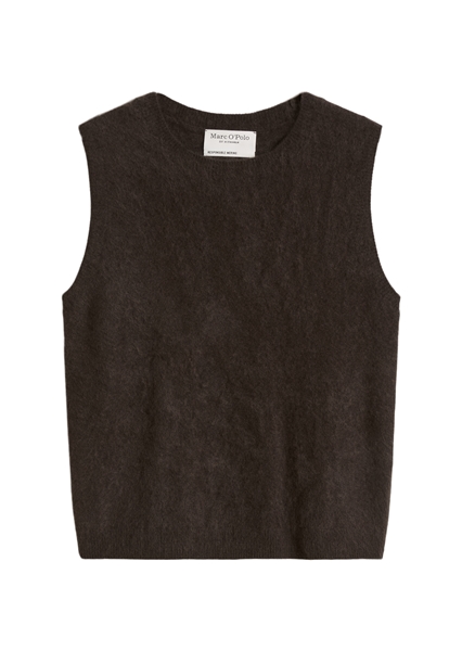 Picture of Cozy cropped slipover made of pure merino wool