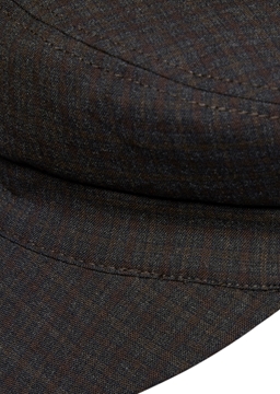 Picture of Baker Boy Cap with a checkered pattern
