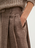 Picture of Pleated A-Line Mini Skirt made of stretch cotton
