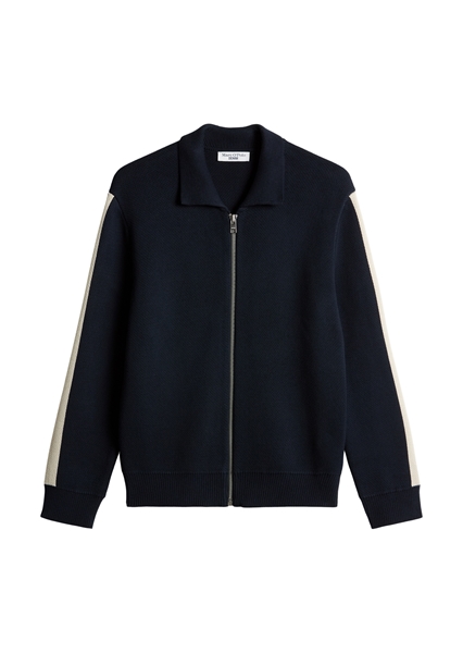 Picture of Relaxed-fit cardigan made of heavyweight organic cotton knit