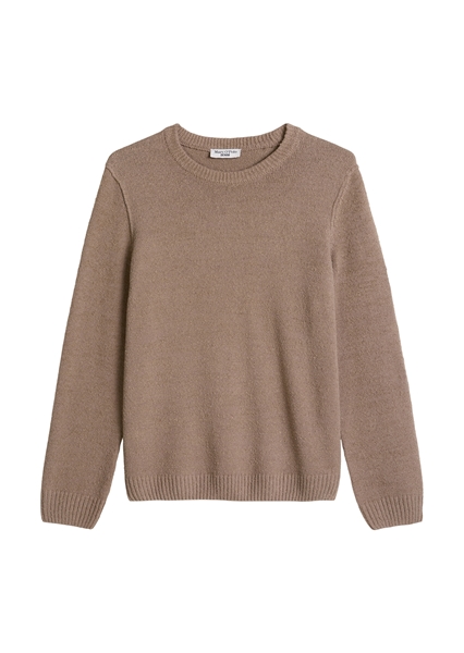 Picture of Regular-Fit Bouclé Sweater made from a soft organic cotton blend