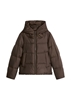 Picture of Regular-Fit Quilted Down Jacket with Hood with a water-repellent surface