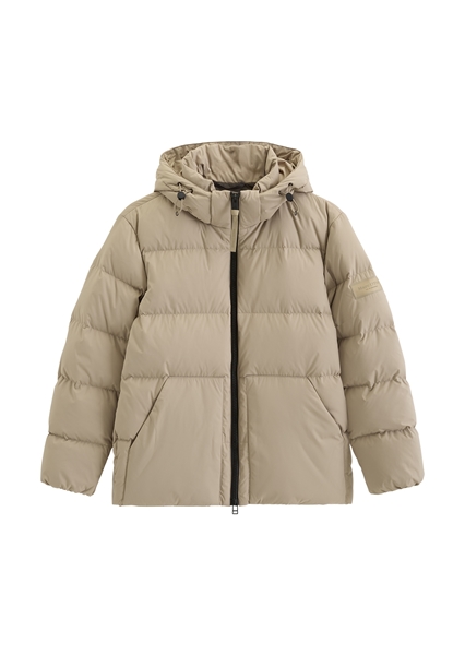 Picture of Regular-Fit Quilted Down Jacket with a detachable hood