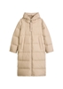 Picture of Regular-Fit Quilted Down Hooded Coat made from recycled materials